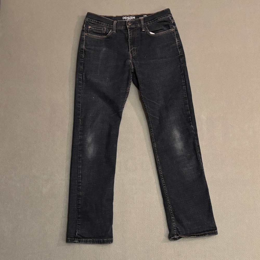Denizen from Levis 218 Straight Fit Jeans Mens 30x30 Dark Wash Blue 47482-0063